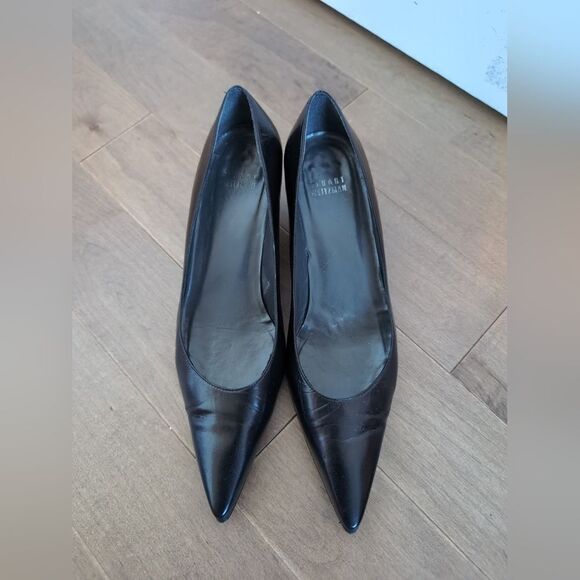 Stuart Weitzman/Kitten Heel Sz 7 - Picture 2 of 5